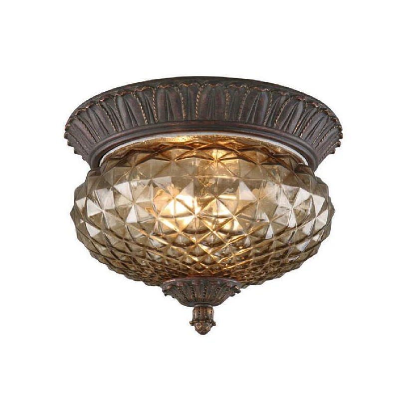 Винтажный светодиодный потолочный светильник s Европейский хрустальный лампа