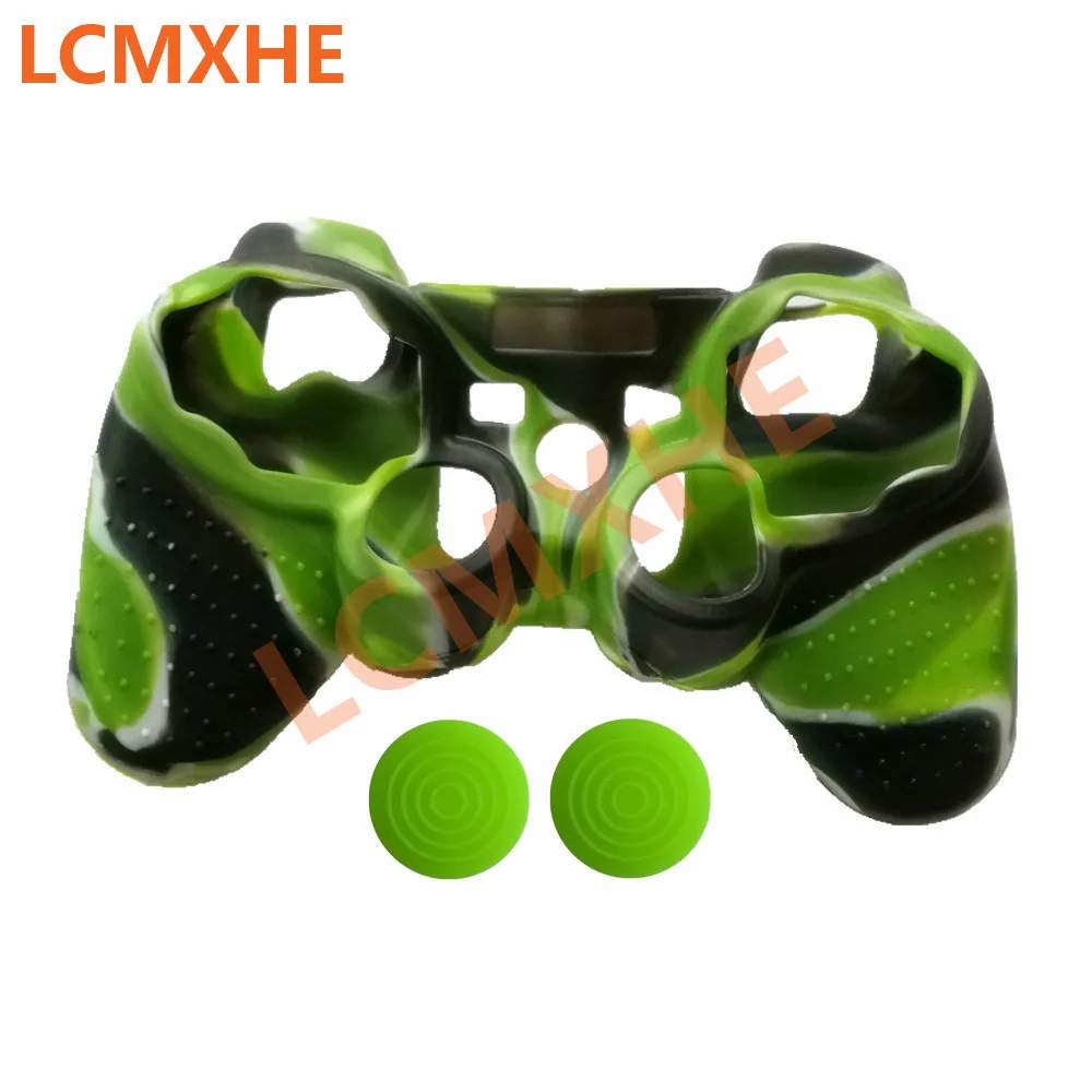 Камуфляжный силиконовый защитный чехол для джойстика XBox One зеленого и черного