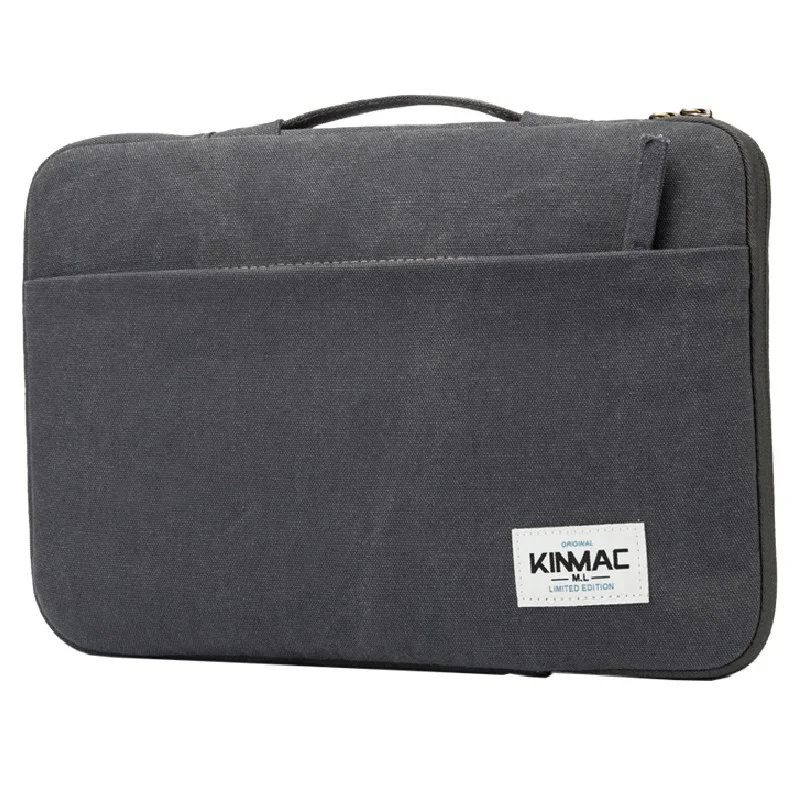 Бренд Kinmac сумка чехол для ноутбука 1", 13", 1", 15", 15,", сумка для MacBook Air Pro 13,3, 15,4 KS018 - Цвет: Black Canvas