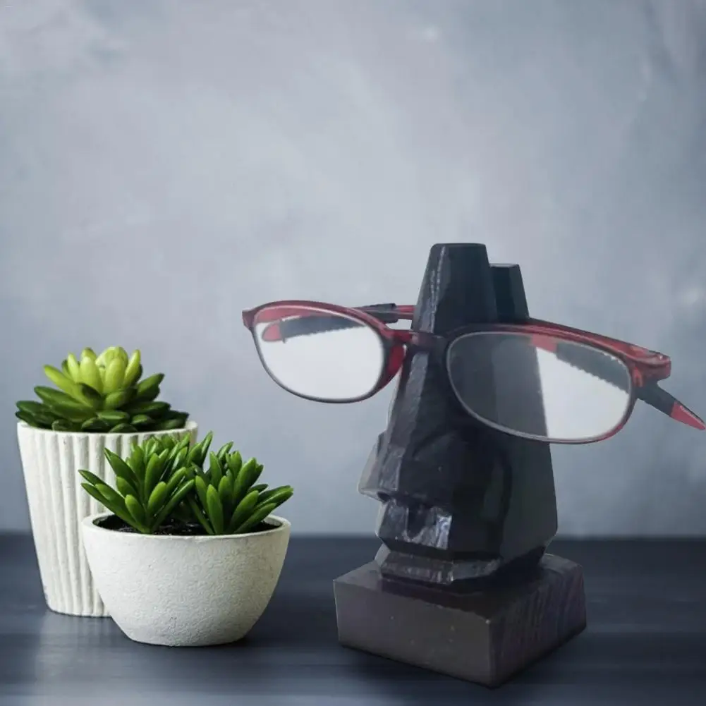 Ручной работы деревянный резной пенсне рамка держатель для очков чистый ручной