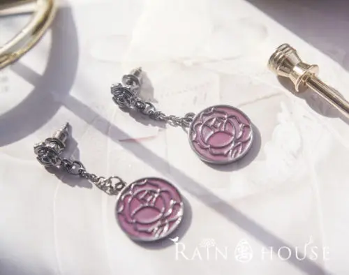 Новые Революционные серьги Tenjo Utena для девочек, серьги-гвоздики, клипсы для ушей, ювелирные аксессуары, реквизит для косплея, подарки