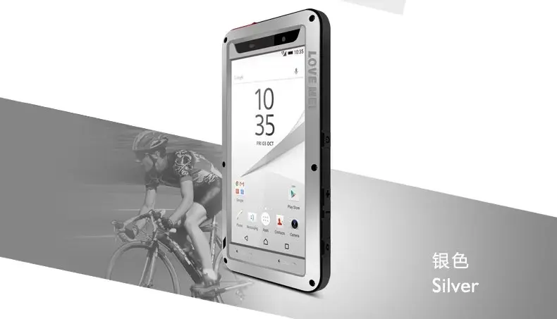 2016 LoveMei Powerful Life Waterproof Shockproof Metal Aluminum Case Cover For Sony Xperia Z5 Compact/Z5 Min/Z5 Premium/Z5 Plus |