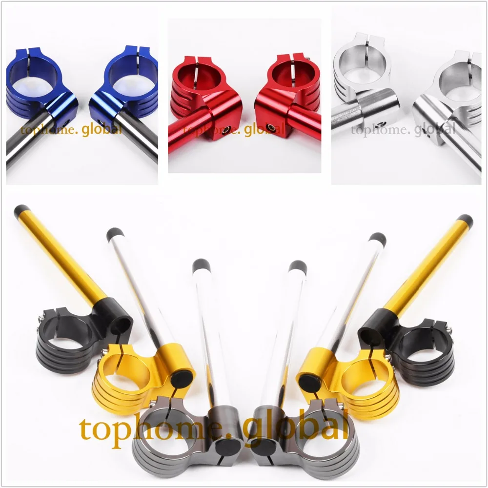 Для Honda CBR600RR 2003 2004 CNC 45 мм Регулярные/подъемный Clip-Ons руль, ручной стержень, для Бар Вилка Руль Клип Ons Clipon