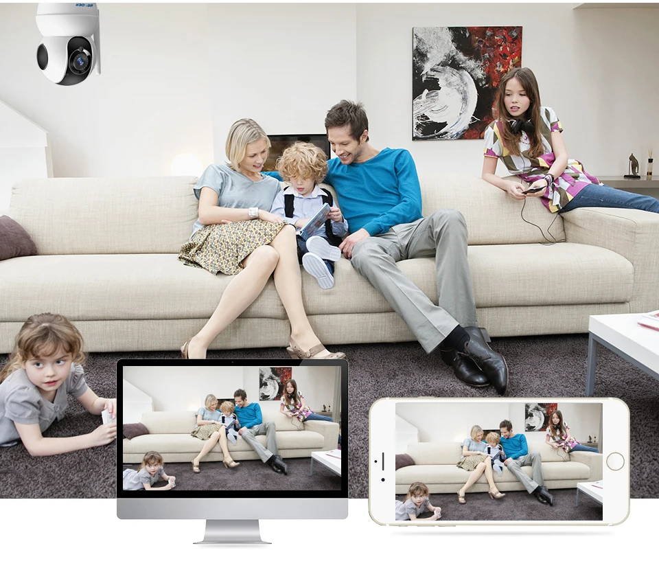 720P HD Wifi Беспроводная Домашняя безопасность 1.3MP IP камера безопасности сеть