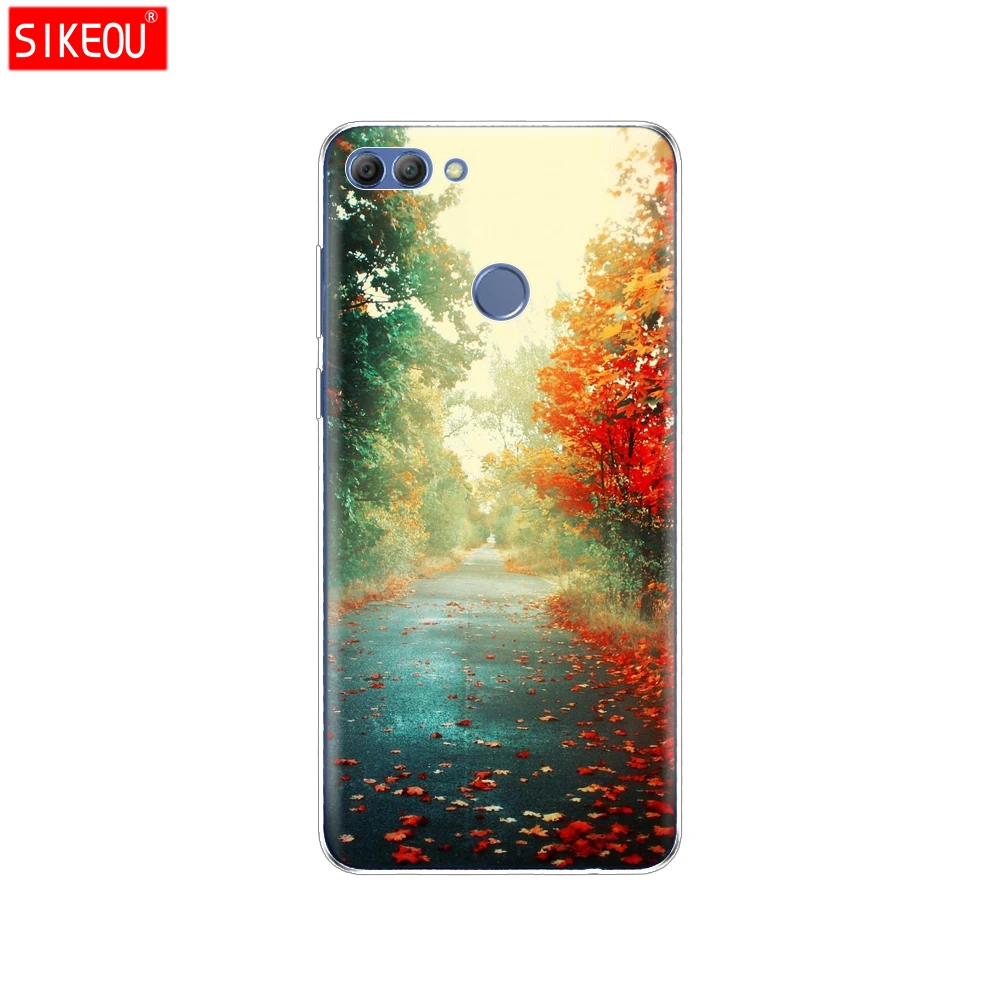 12097 Чехол для телефона huawei P smart Enjoy 7 S, Мягкий ТПУ силиконовый чехол на заднюю панель 360, полностью защитный прозрачный чехол с принтом - Цвет: 12097