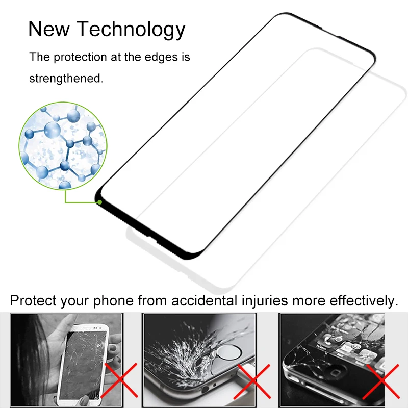 Закаленное стекло для Huawei P Smart Z 6 59 Дюйма 9H 2 шт.|Защитные стёкла и плёнки