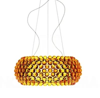 led postmodern clear amber iron acryl designer suspension luminaire lampen pendant lights pendant lamp pendant light for foyer