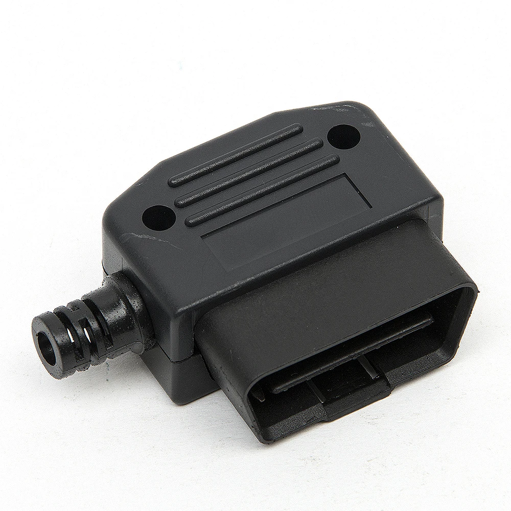 OBD 2 Разъем 16 Pin OBD II OBD 2 диагностический штекер разъема DIY оболочка адаптер