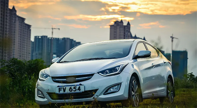 VLAND завод для автомобильных головных ламп Elantra светодиодный светильник 2012 2013 2014
