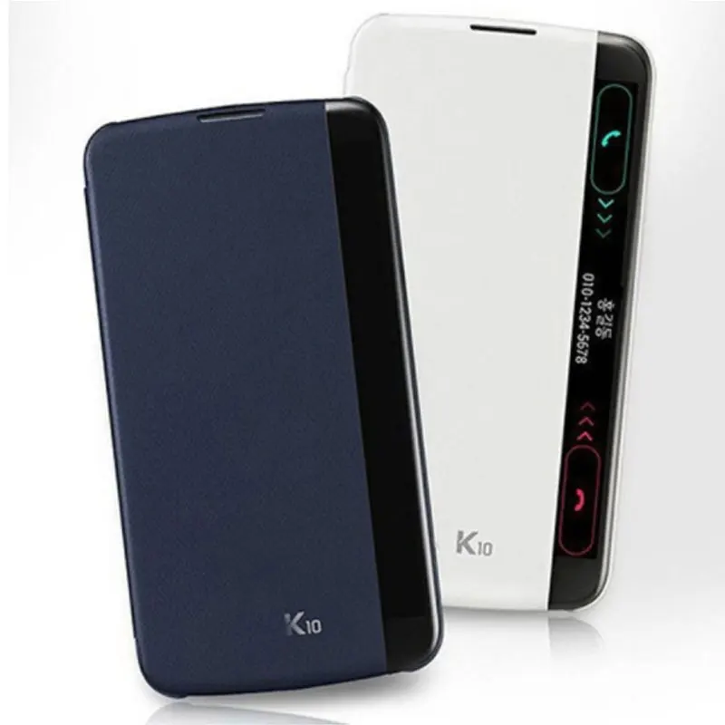 Для LG K10 чехол Флип смарт Быстрый Чехол боковое окно просмотра кожаный телефон сумки для LG K10 K 10 LTE K410 K420N K430 K430ds Capas