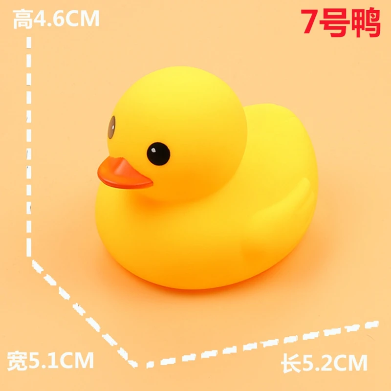 Ванна детские игрушки, животные Rubber Duck разных размеров со звуком Ванная комната пляжные игрушки в виде уток для резиновые детские подарки на день рождения - Цвет: ZWX146-06