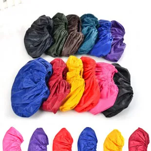 Thicken large rain shoes waterproof polyester cloth wear home again and with a non slip 61011 | Обувь