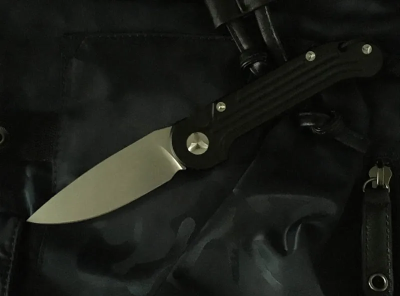 NIGHTHAWK LUDT складной нож D2 лезвие алюминиевая ручка Открытый Флиппер складной нож Кемпинг Охота Карманные Ножи EDC до - Цвет: Черный