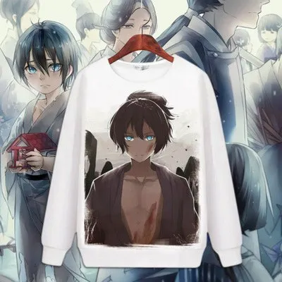16 Noragami Yato косплей аниме печатных толстовка унисекс с длинным рукавом Iki hijori флисовые топы толстовки для осени - Цвет: 16
