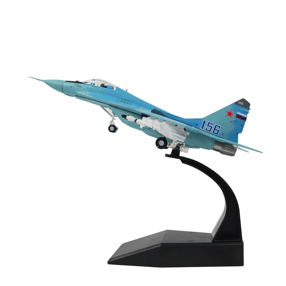 1/100 весов российский ВВС MiG 29 светильник Боевая модель литья под давлением