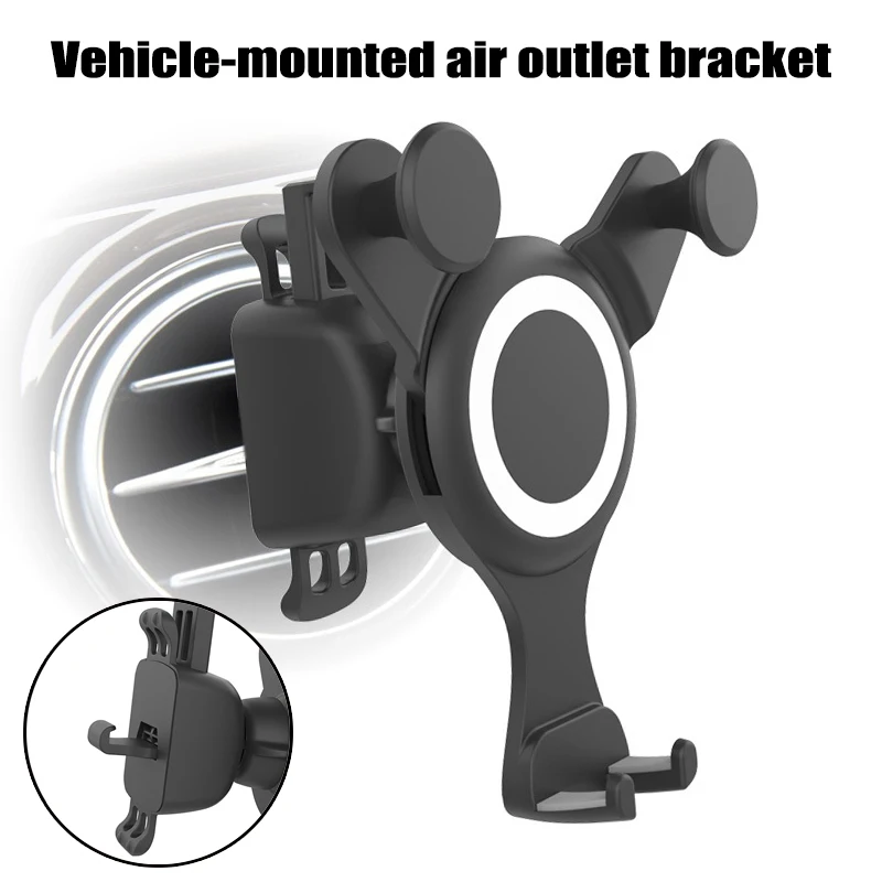 

Gravity Reaction Car Mobile Phone Holder Clip Type Air Vent Monut GPS Car Phone Holder for IPhone 8 7 6s Plus Samsung S6 S7 S8