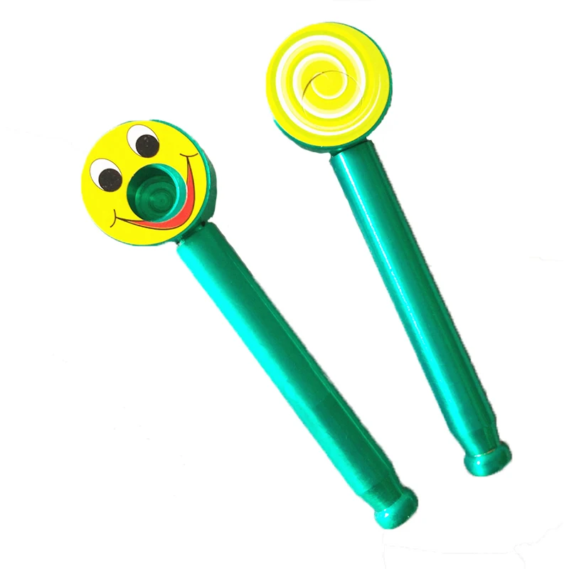 Lollipop металлическая трубка портативная креативная курительная смайлик табачные