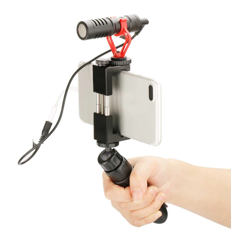 Металлический штатив Трипод для телефона/вертикальный кронштейн с держателем