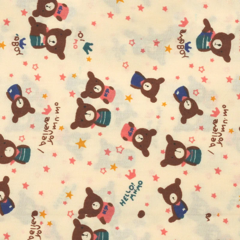 В 2017 году 5 шт. хлопчатобумажная ткань сова Медведь Кролик ноги толстые Quaters шитье