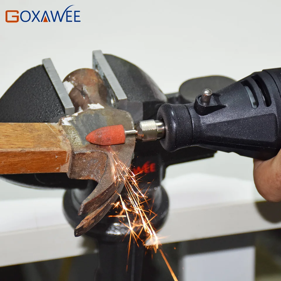 Goxawee 119 шт. дерева, металла гравировка Электрический Роторный инструмент аксессуар для Dremel Бит Набор шлифовальных полировки Резка Cut 1/8"