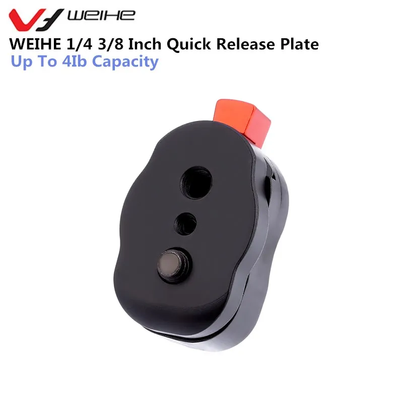 WEIHE Quick Release Plate Universal Tripod Monopod Up to 4Ib capacity 1/4 3/8 inch | Электроника