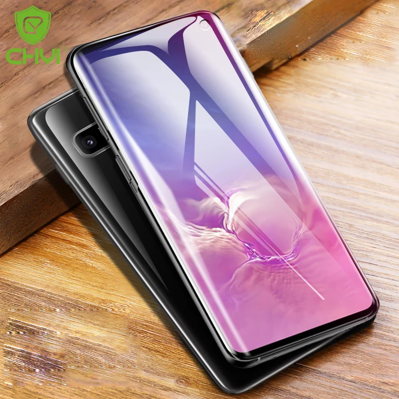 CHYI 3D изогнутые пленка для samsung Galaxy S10 5g + S10E lite Экран Full Cover Nano гидрогель фильм не