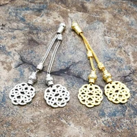 gold kazaz tassels prayer beads turkish style popular accessories rosary tasbih pendant misbaha alloy part