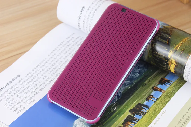 Для Htc Desire 620 г 820 мини Dot посмотреть случае оригинал smart view case флип задняя крышка на