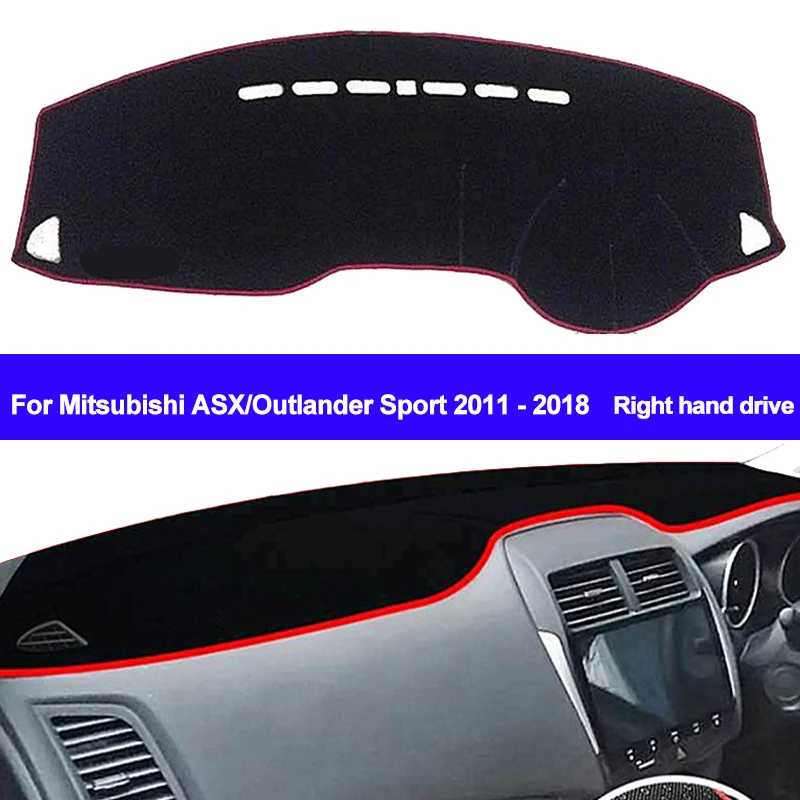 Автомобильный Внутренний чехол для приборной панели коврик двухслойный Mitsubishi ASX