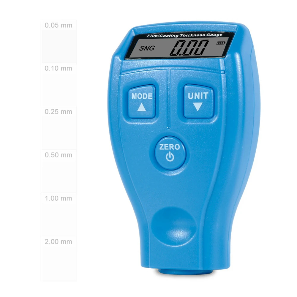 Digital Car Paint Coating Thickness Gauge Detection Meter Automotive Diagnostic Tool Auto Paniting Detector blue | Автомобили и