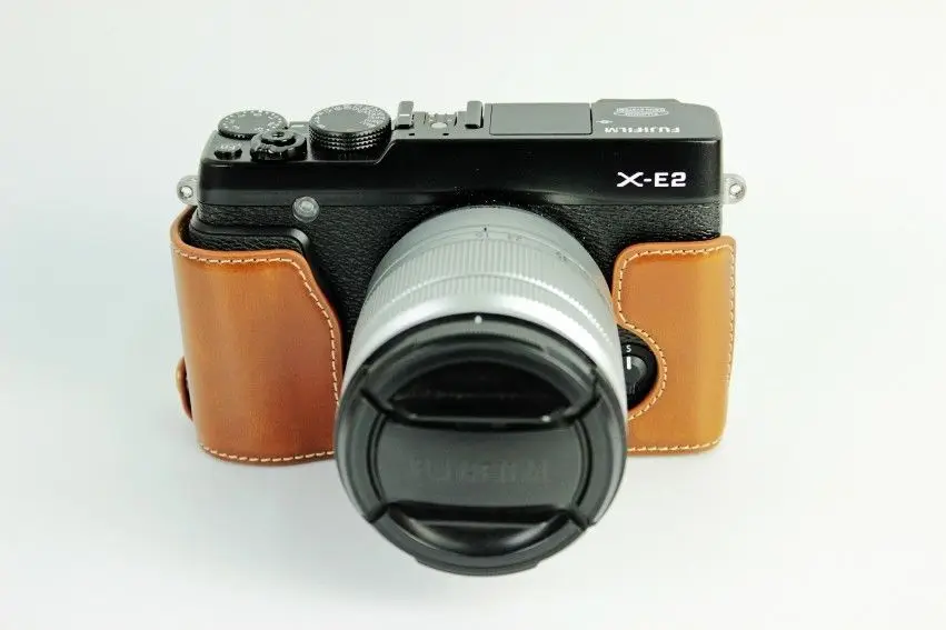 Новинка модель высокого качества коричневый Камера Сумка Кожа PU для Fuji X-E2 X-E1 xe2 XE1