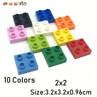 big size building blocks 2x2 dots 12pcslot 10colors educational figures brick toys for children compatible with brand