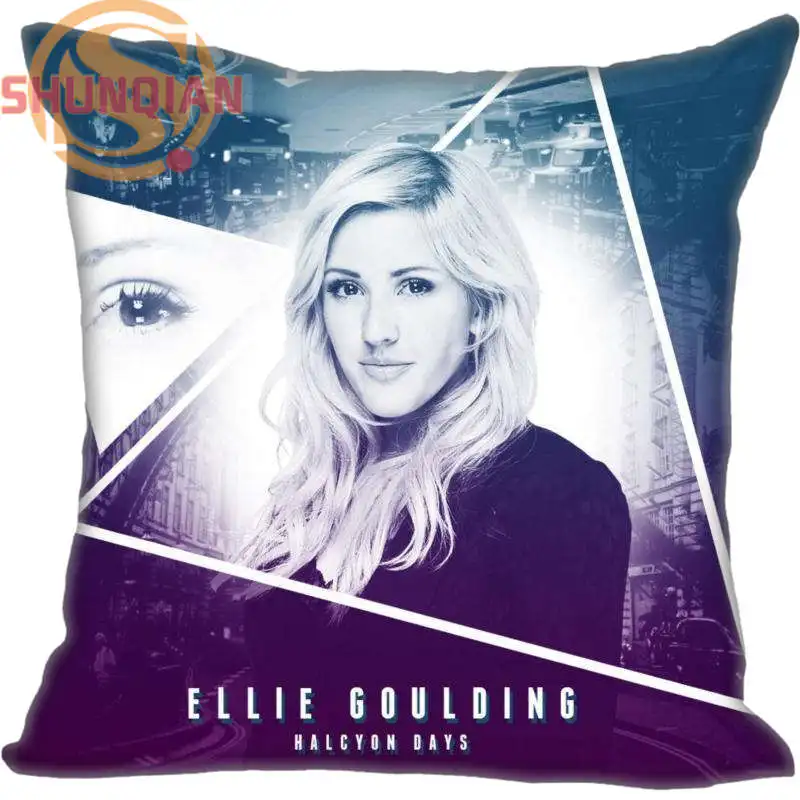

Hot Sale Ellie Goulding Pillowcase Wedding Decorative Pillow Case Customize Gift For Pillow Cover 40x40cm Drop Shipping A311&85
