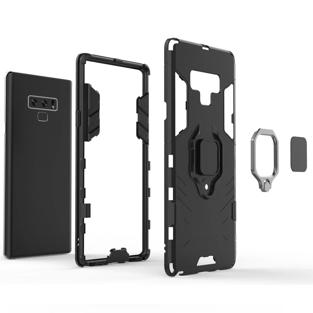 Чехол для Galaxy Note 9 Силиконовый ТПУ и жесткий поликарбонатный ультрароскошный