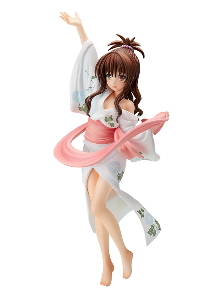 

Anime To Love Ru Darkness Sexy Gril Yuuki Mikan Yukata Ver. PVC Action Figure Sexy Figures Collection Model Toys