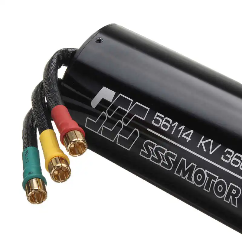 SSS 56114/360KV 1300W бесщеточный мотор 6 полюсов для RC морских лодок доска для серфинга