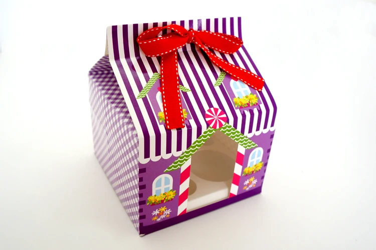 Подставка для торта с открытым окном и лентой (4 отверстия) | Дом сад