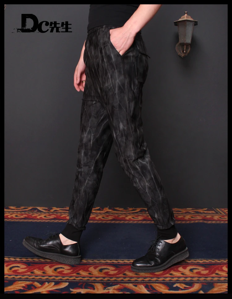 М ~ 3XL! 2016 мужская Для dc оригинальный дизайн осень мужчины тонкие узкие брюки