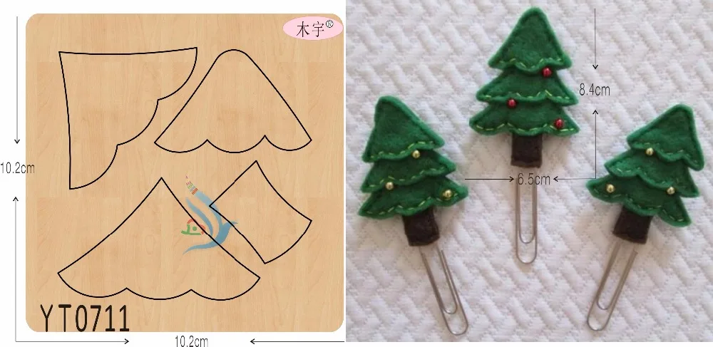 

Mini Christmas Tree DIY new wooden mould cutting dies for scrapbooking Thickness/15.8mm/YT0711