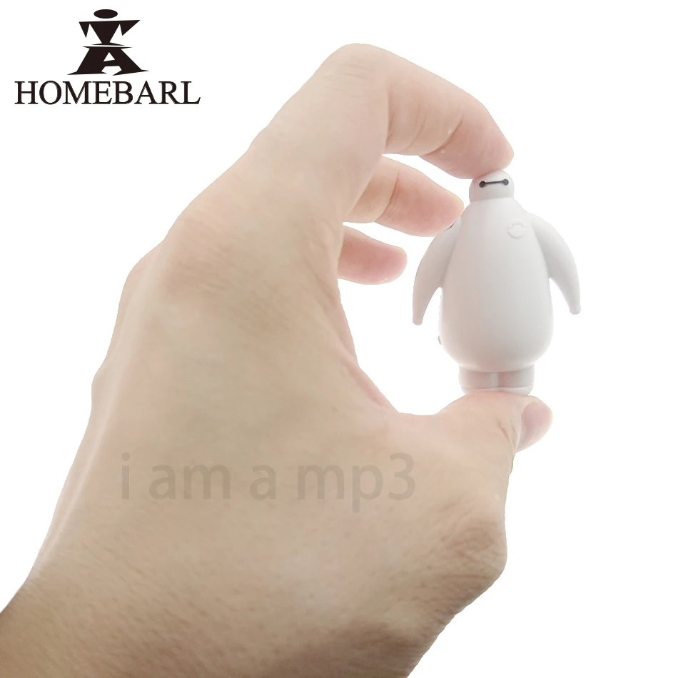Мини mp3 плеер HOMEBARL Big Hero 6 Baymax с мультипликационным изображением со слотом для