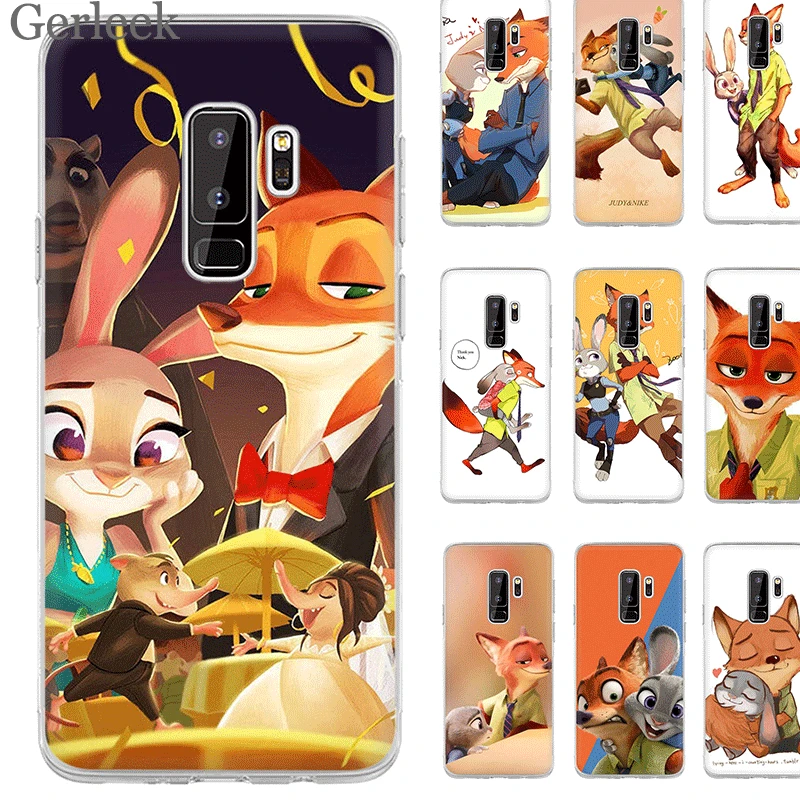 Жесткий чехол Desxz с рисунком лисы для Samsung Galaxy A6 A7 A8 A9 A10 A30 A40 A50 A70 A3 A5 Plus защитный |