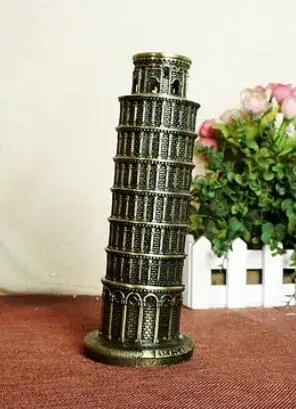 Ретро стиль Италия Пизанская башня Гальваническое изготовление туристические