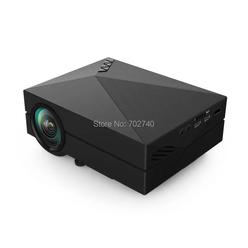 2017 Новый GM60 1000 люмен Мини СВЕТОДИОДНЫЙ Проектор HDMI AV SD USB Видеоигры Кино
