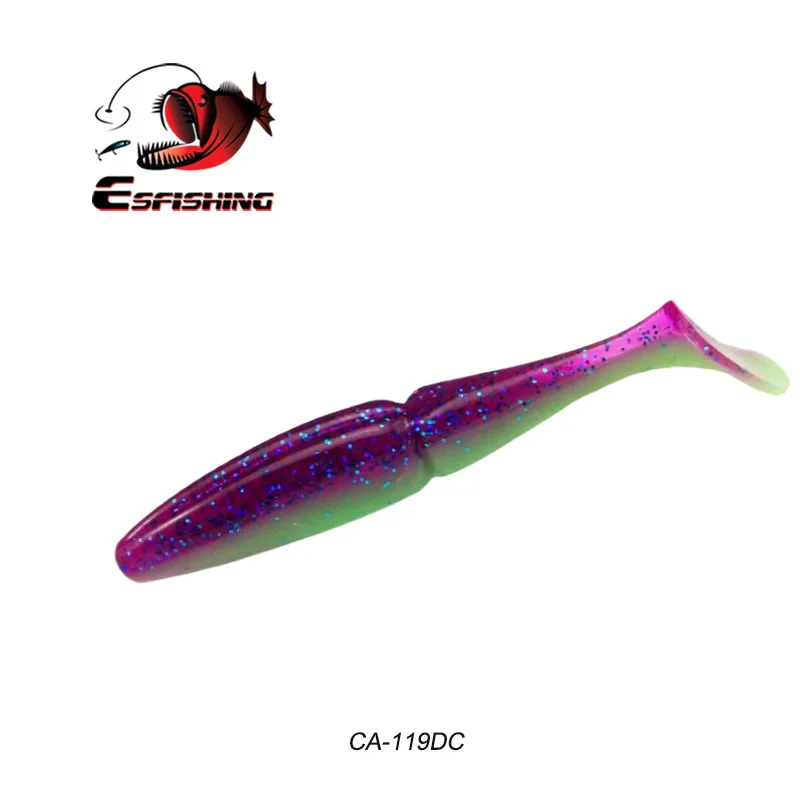ESFISHING качество приманки Easy Shiner от Шад 100 мм 125 мм 155 мм 200 мм Pesca рыбалка мягкие воблеры, силиконовые приманки воблеры Leurre Souple - Цвет: CA119DC