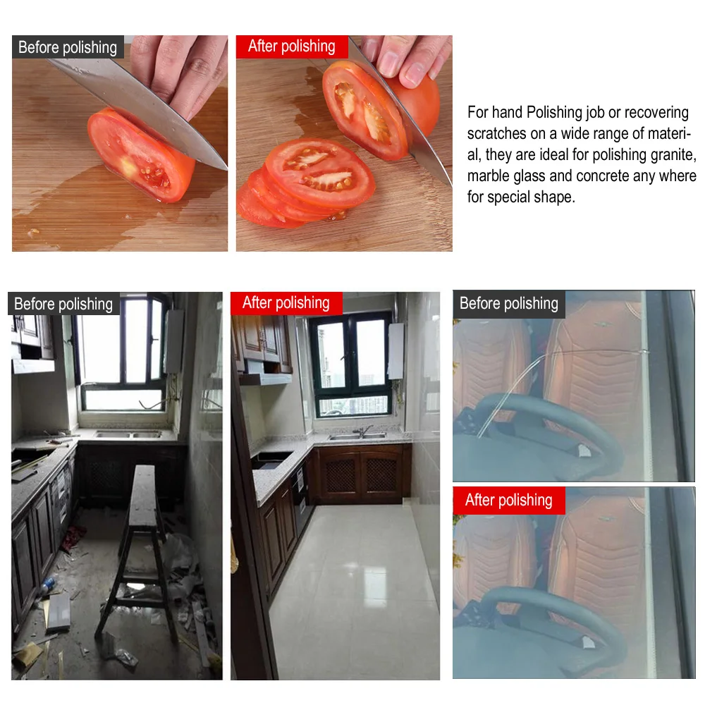 Полировальная плитка для рук каменная керамическая полировки 90*55 мм 800 # |