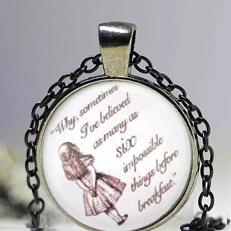 Цепочка с подвеской Алиса в стране чудес | Украшения и аксессуары