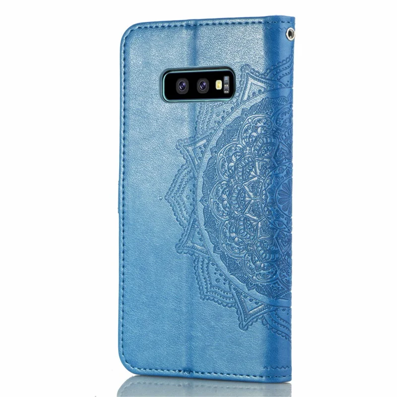 Чехол для Samsung Galaxy S10E чехол с откидной крышкой и тиснением защитный бампер