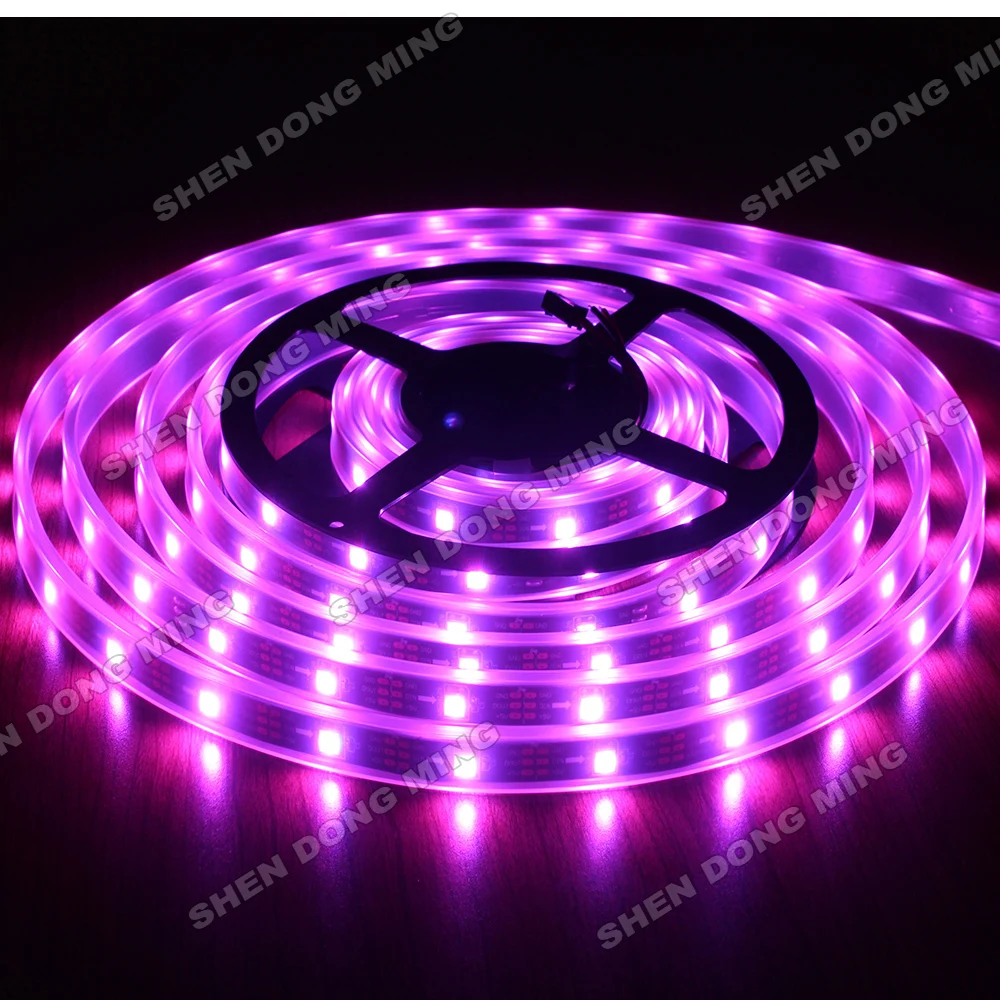 Водонепроницаемая черная печатная плата высокой интенсивности 50 м 5050 SMD IP67 5 в