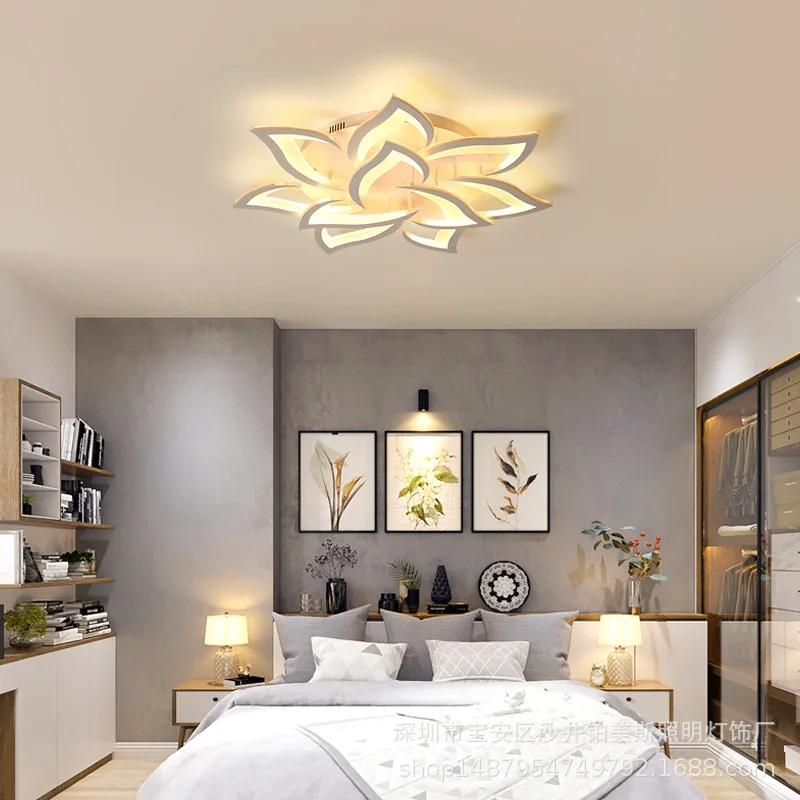 Светодиодная люстра современные акриловые светильники для гостиной спальни