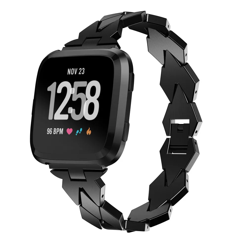 Ремешок из нержавеющей стали для умных часов Fitbit Versa frontier|Ремешки часов| |